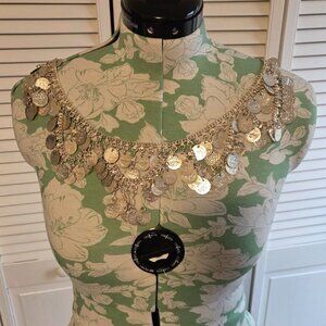 Silver Coin Necklace for Belly Dance
